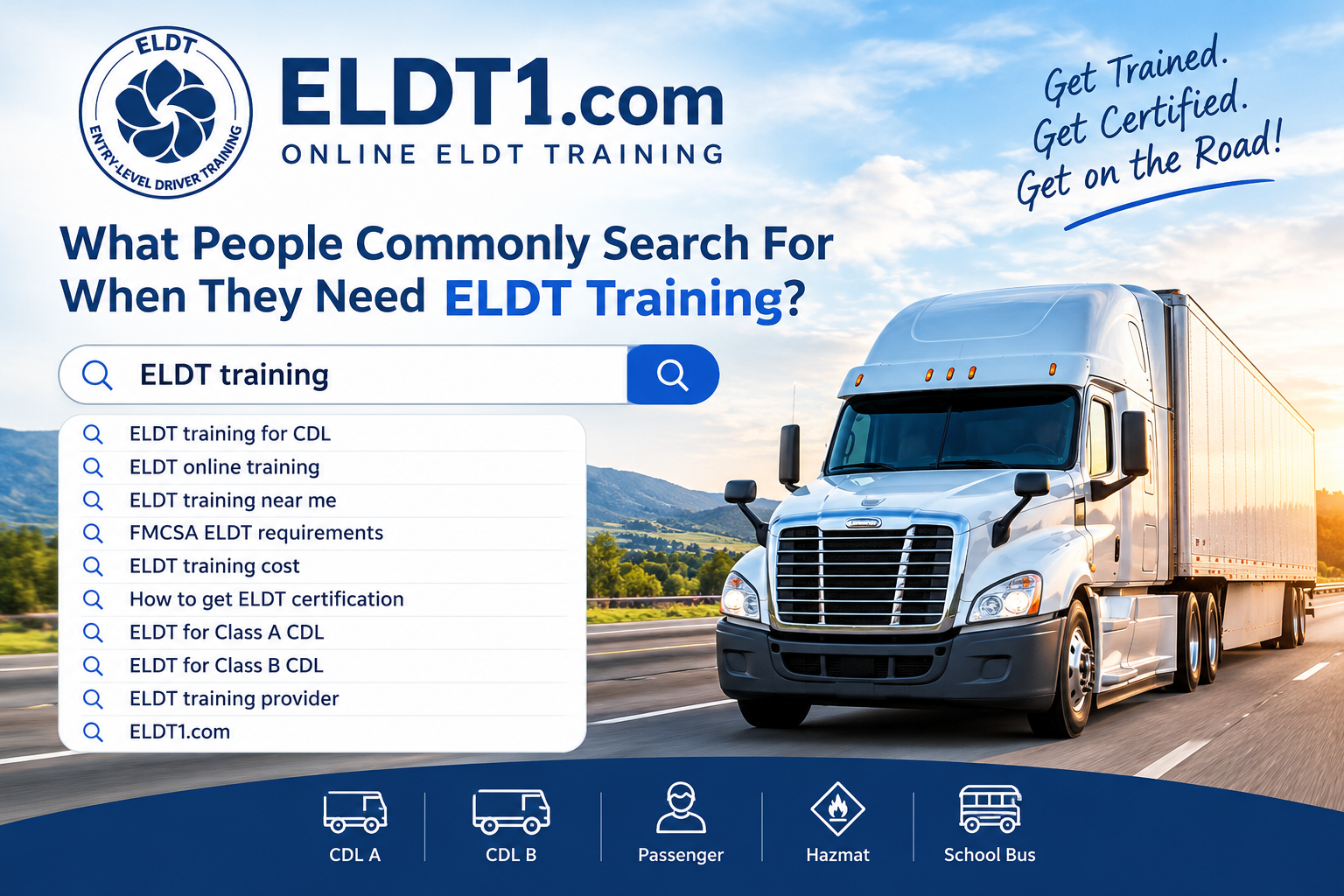 What people commonly search for when they need ELDT training